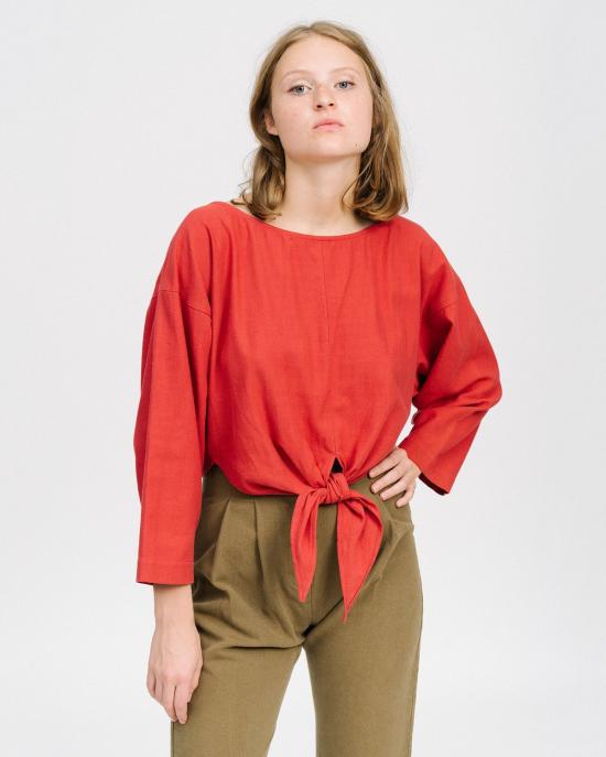  Ilana Kohn 블라우스 Gina 셔츠 체리 - OTHER BRANDS