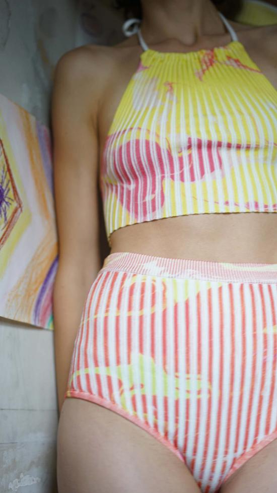  giu giu 비키니 수영복 Giu Giu Nonna 수영 홀터 밀라 정원 - OTHER BRANDS