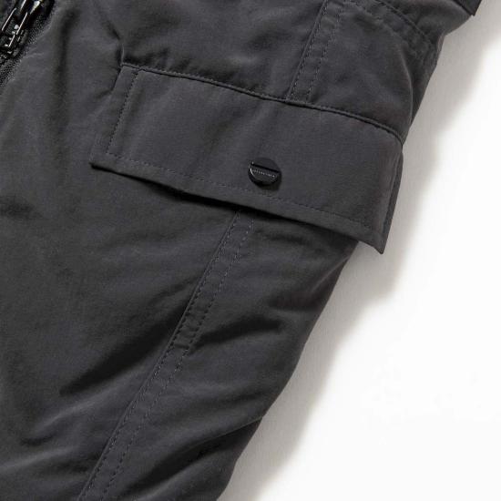  Meanswhile 스트레이트 팬츠 한편 패딩 플라이트 팬츠 램프 블랙 - OTHER BRANDS