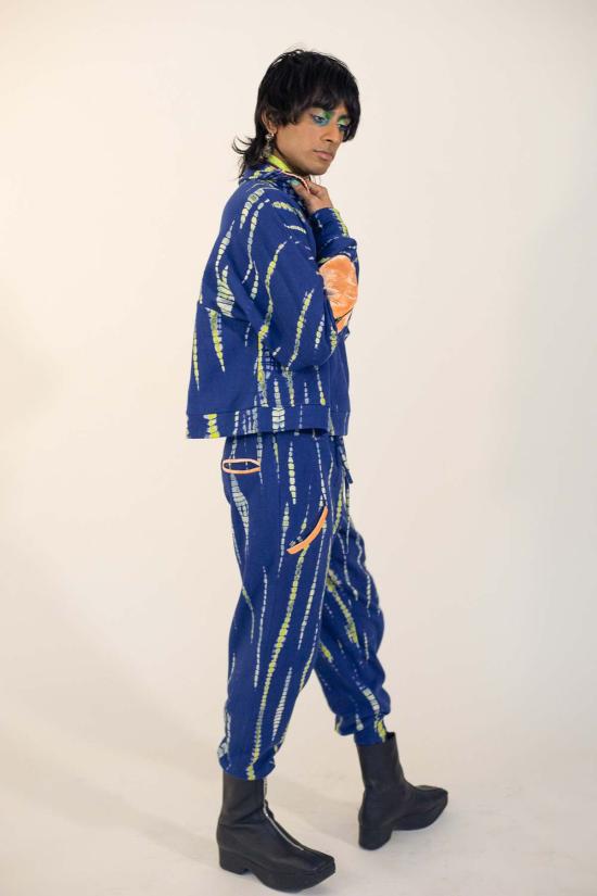  Abacaxi 트레이닝/조거 팬츠 아바카시 블루프린트 조거 팬츠 블루 - OTHER BRANDS