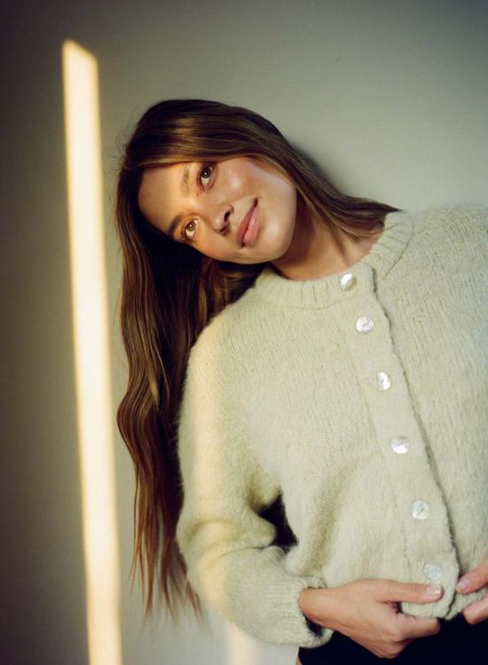  마리아 스탠리 가디건 브러시드 카드 이간 배 - MARIA STANLEY