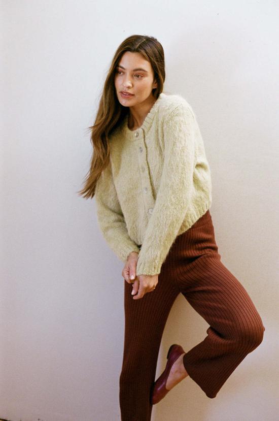  마리아 스탠리 가디건 브러시드 카드 이간 배 - MARIA STANLEY