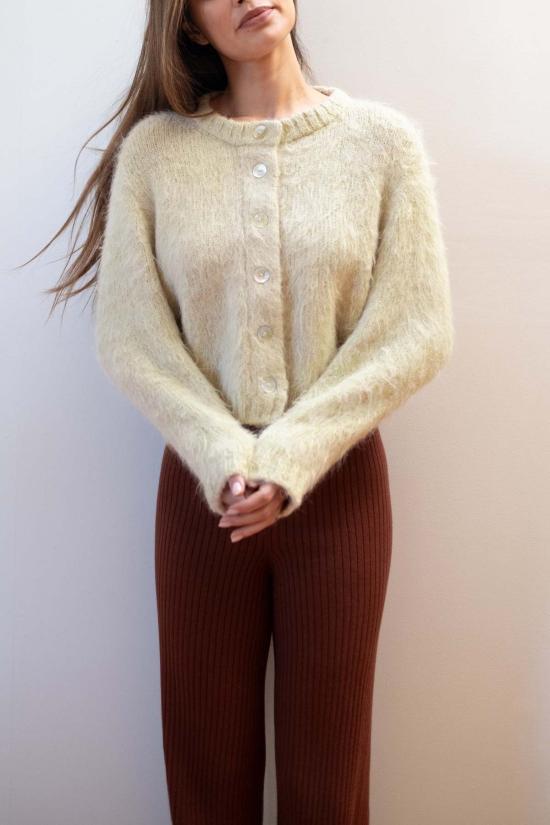  마리아 스탠리 가디건 브러시드 카드 이간 배 - MARIA STANLEY