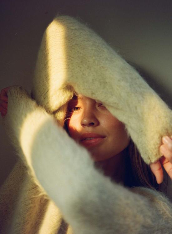  마리아 스탠리 가디건 브러시드 카드 이간 배 - MARIA STANLEY