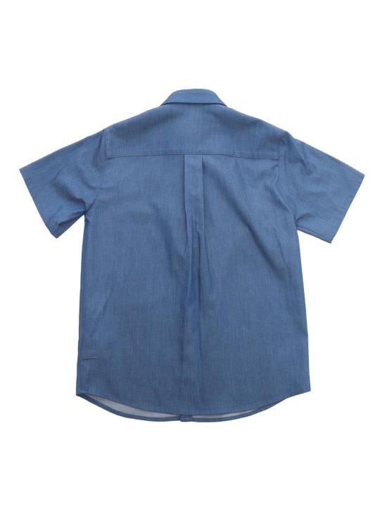  [키즈] 베르사체 트레이닝 상의 메두사 아동용 셔츠 (블루) - VERSACE