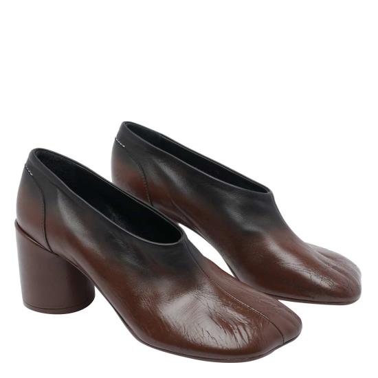  MM6 메종마르지엘라 힐/펌프스 Mm6 Maison Margiela Anatomic Decollete 힐 블랙/세이블 - MM6 MAISON MARGIELA