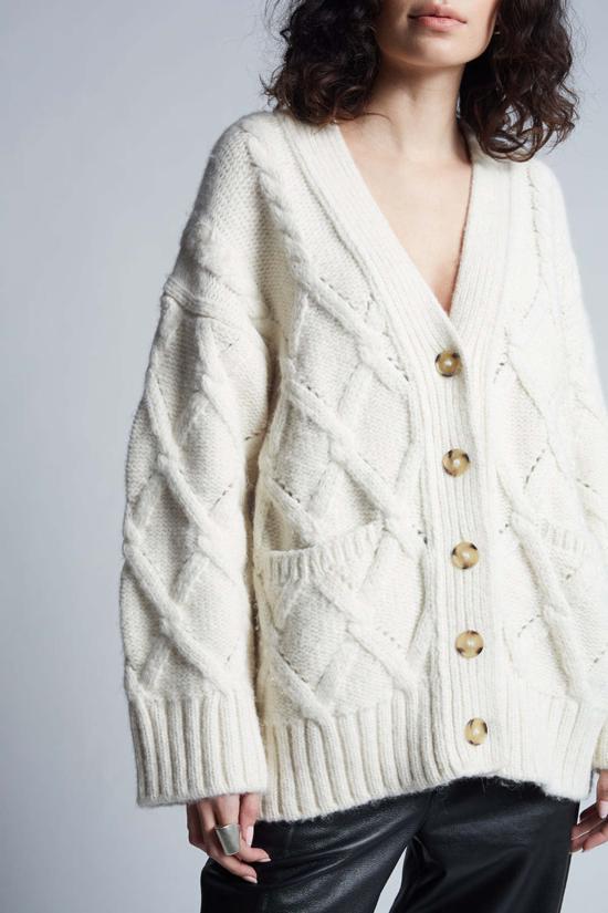  일레븐 식스 가디건 케일린 카디 아이보리 - ELEVEN SIX