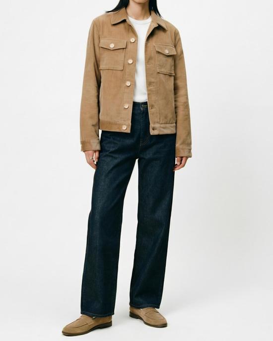  그라피아 뉴욕 봄버 자켓 딘 재킷 폰 브라운 8골 코듀로이 - GRAPHIA NEW YORK