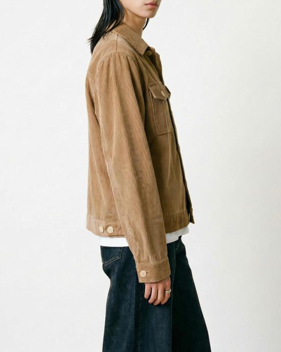  그라피아 뉴욕 봄버 자켓 딘 재킷 폰 브라운 8골 코듀로이 - GRAPHIA NEW YORK