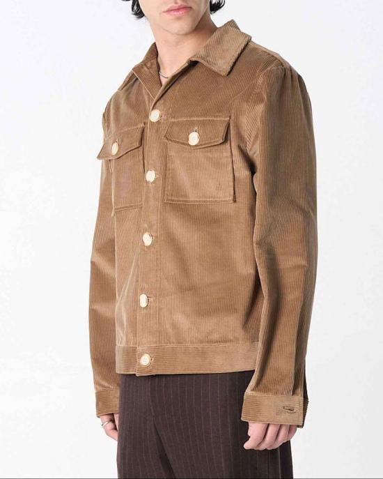  그라피아 뉴욕 봄버 자켓 딘 재킷 폰 브라운 8골 코듀로이 - GRAPHIA NEW YORK