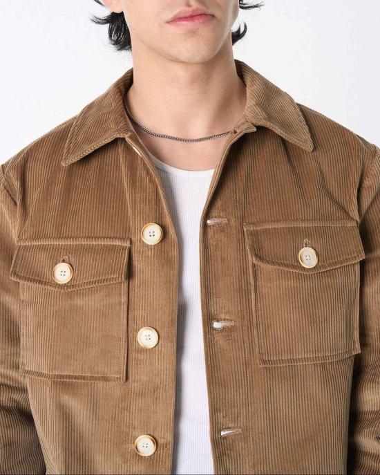  그라피아 뉴욕 봄버 자켓 딘 재킷 폰 브라운 8골 코듀로이 - GRAPHIA NEW YORK