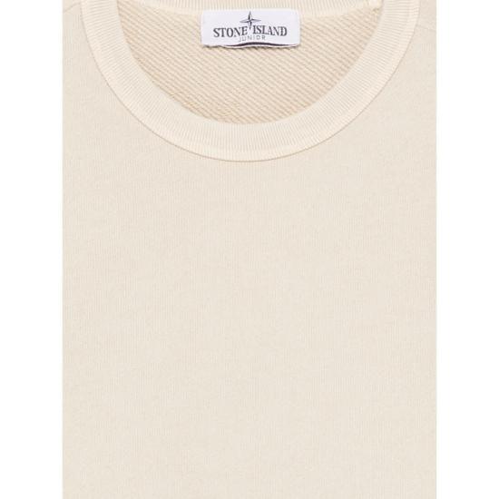 [키즈] 스톤 아일랜드 풀오버 키즈 스웨트셔츠 라이트 베이지 - STONE ISLAND