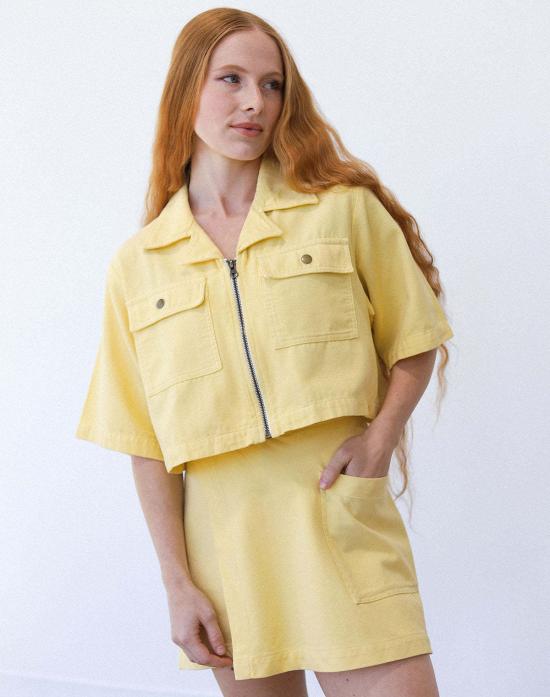  Noble 셔츠 노블 유틸리티 셔츠 버터 - NOBLE