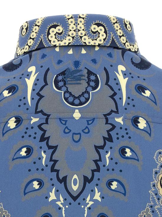  에트로 반팔 셔츠 페이즐리 셔츠 - ETRO