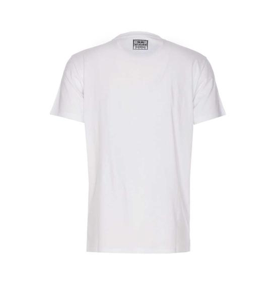  펜디 반팔 티셔츠 FF 엽서 로고 티셔츠 화이트 - FENDI