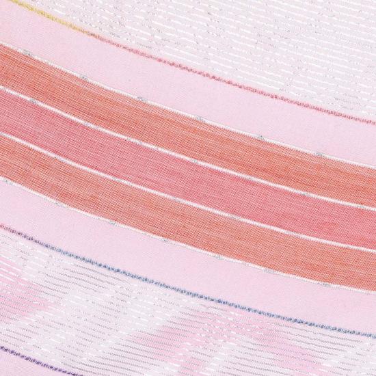  Vismaya 머플러/스카프 비스마야 쉬머 스트라이프 태슬 스카프 핑크 - OTHER BRANDS