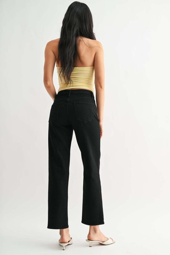  저스트 블랙 데님 데님 팬츠 BP495J BLACK - JUST BLACK DENIM
