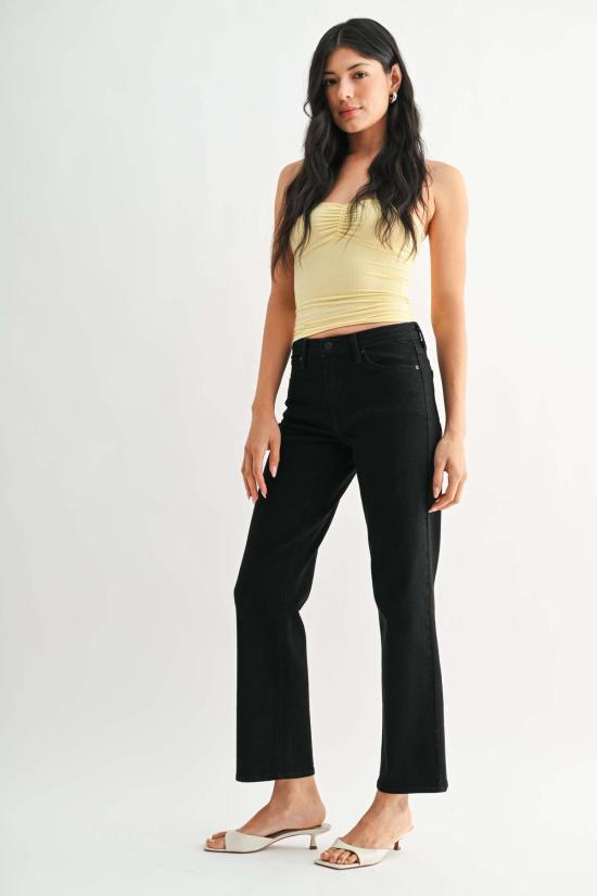  저스트 블랙 데님 데님 팬츠 BP495J BLACK - JUST BLACK DENIM