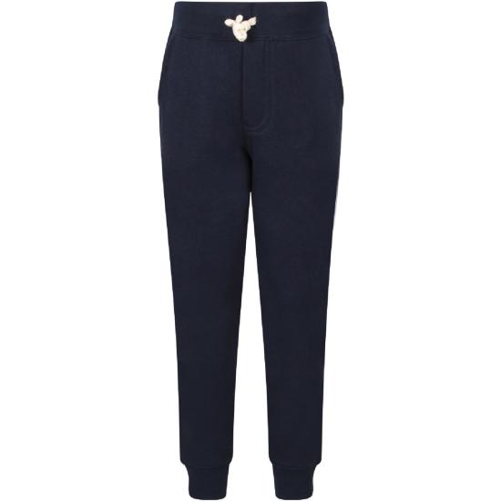  [키즈] 랄프 로렌 트레이닝/조거 팬츠 블루 보이 스웨트 (레드 포니 로고 포함)