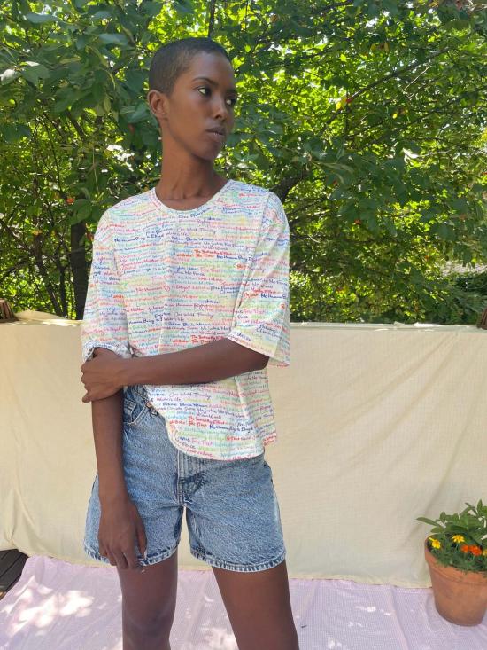  Abacaxi 반팔 티셔츠 아바카시 파이트 더 시스템 티 - OTHER BRANDS