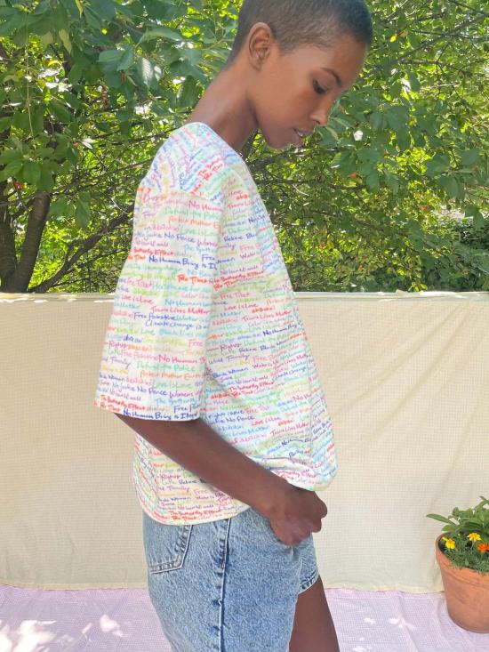  Abacaxi 반팔 티셔츠 아바카시 파이트 더 시스템 티 - OTHER BRANDS