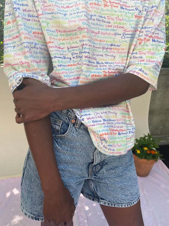  Abacaxi 반팔 티셔츠 아바카시 파이트 더 시스템 티 - OTHER BRANDS