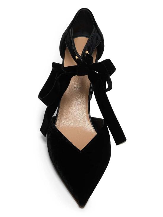  울라 존슨 힐/펌프스 코리나 아일렛 디테일 힐 블랙 - ULLA JOHNSON