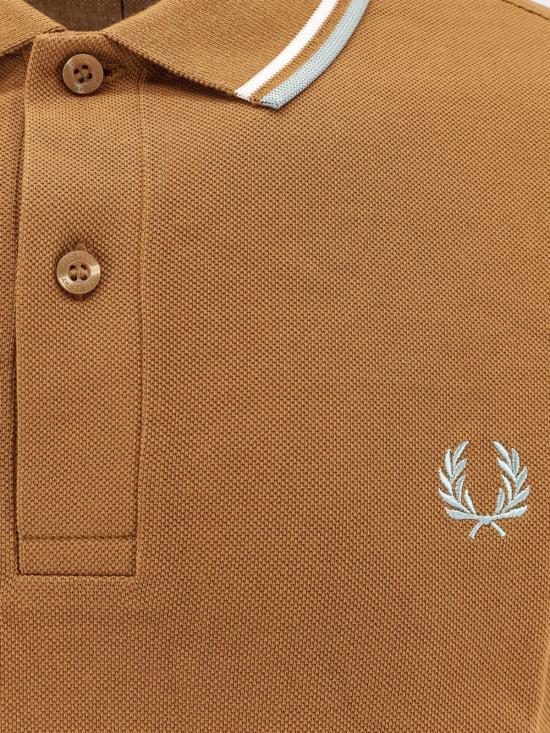  프레드페리 폴로 티셔츠 프레드 페리 클래식 폴로 셔츠 (로고 자수 포함) - FRED PERRY