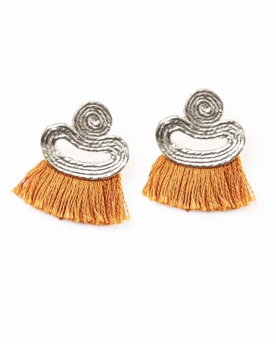  씨오지 이어링 코그 소니아 태슬 귀걸이 (은색) - COG