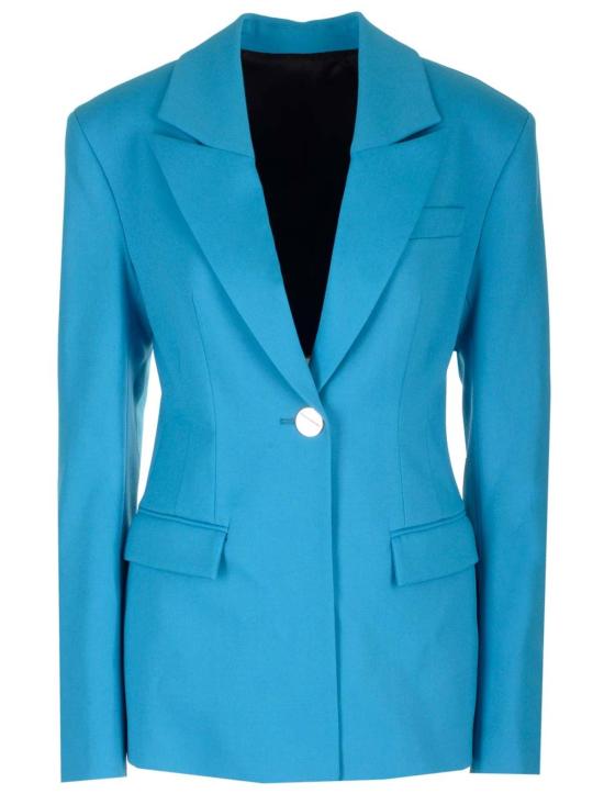 디 아티코 수트 자켓 아티코 싱글 브레스트 재킷 카프리블루