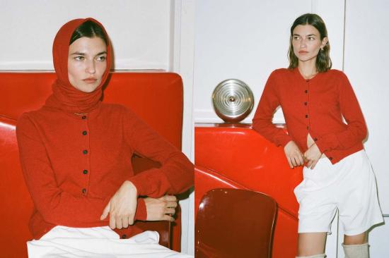  질 로드리게즈 가디건 길 로드리게스 트리코 캐시미어