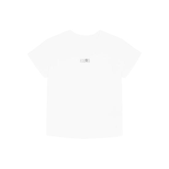  MM6 메종마르지엘라 반팔 티셔츠 Mm6 메종 마르지엘라 티셔츠 화이트