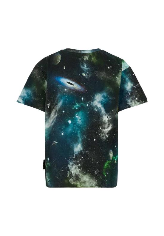  [키즈] 몰로 트레이닝 상의 스페이스 프린트 티셔츠 블랙 - MOLO