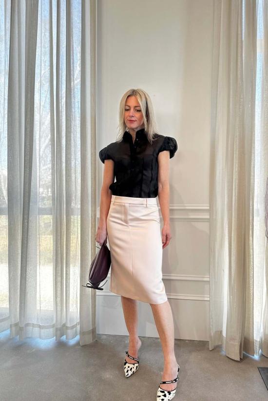  알피 미디 스커트 에린 스커트 샌드 - ALFIE