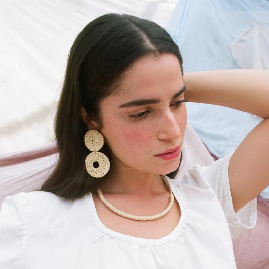  크레시오니 목걸이/팬던트 서킷 목걸이 팜 - CRESCIONI