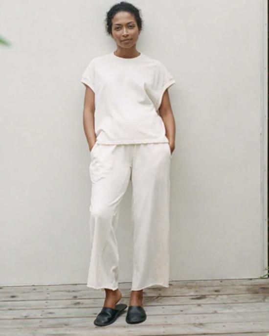  울 하이드 반팔 티셔츠 박스 쉘 내추럴 - WOL HIDE