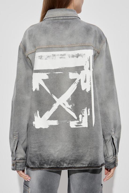  오프화이트 탑 데님 셔츠 - OFF WHITE