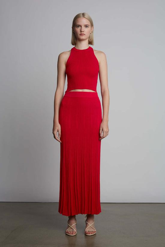  ELEVEN SIX 롱 스커트 일레븐 식스 샐리 스커트 로소 - OTHER BRANDS