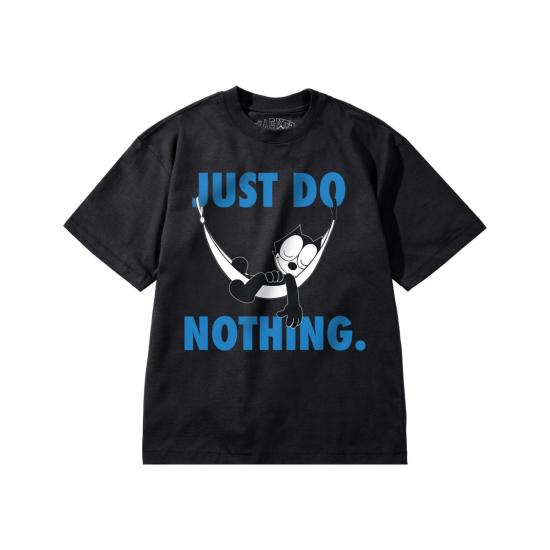  마켓 반팔 티셔츠 펠릭스 더 캣 두 나씽 티 - MARKET