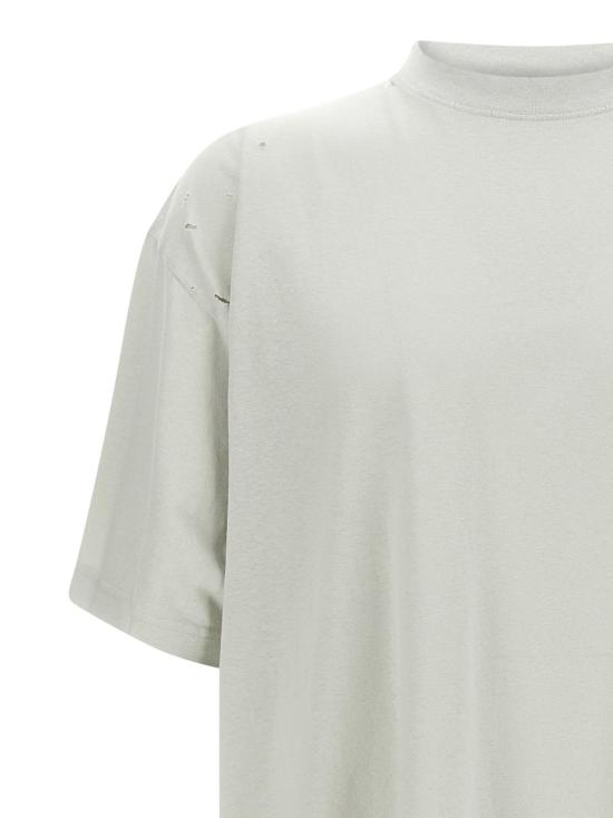  발렌시아가 반팔 티셔츠 블랙레터 스크립트 티셔츠 - BALENCIAGA