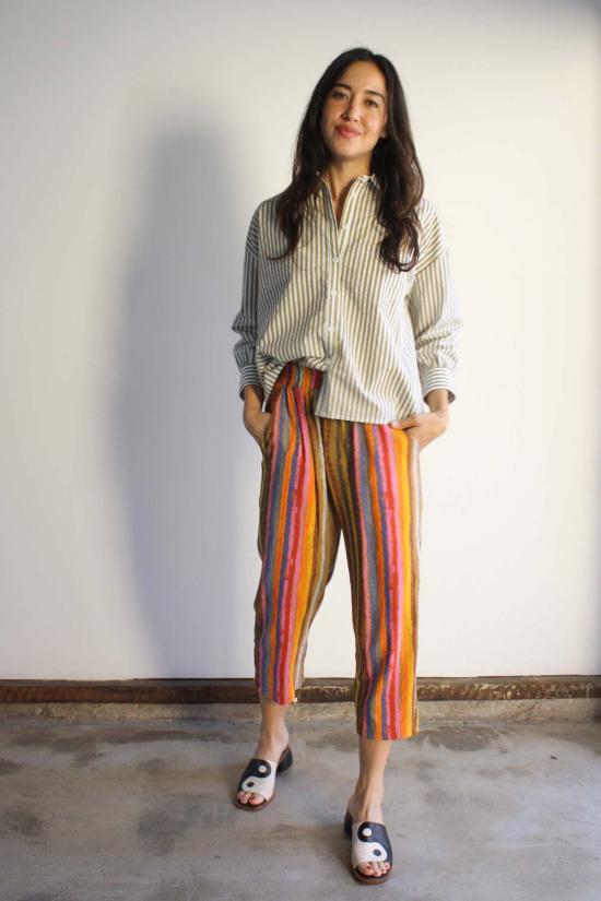  Myrtle 스트레이트 팬츠 머틀 조 팬츠 포스터 페인트 - OTHER BRANDS