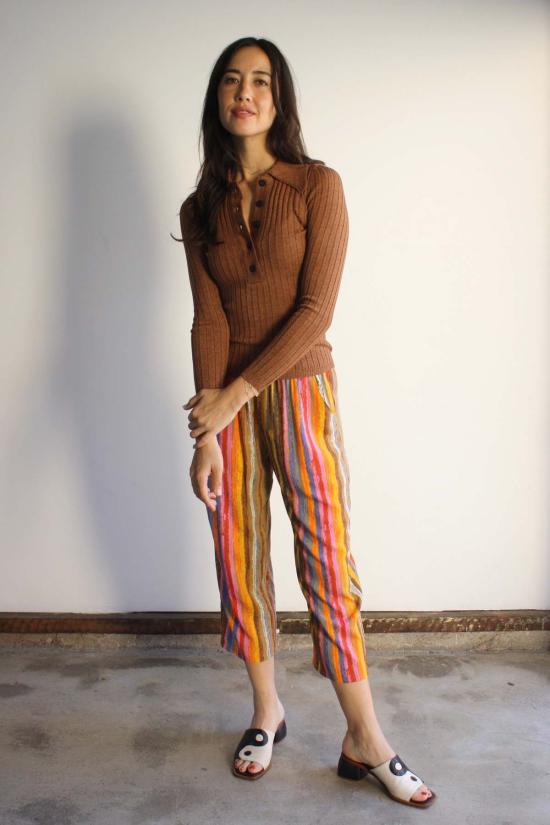  Myrtle 스트레이트 팬츠 머틀 조 팬츠 포스터 페인트 - OTHER BRANDS