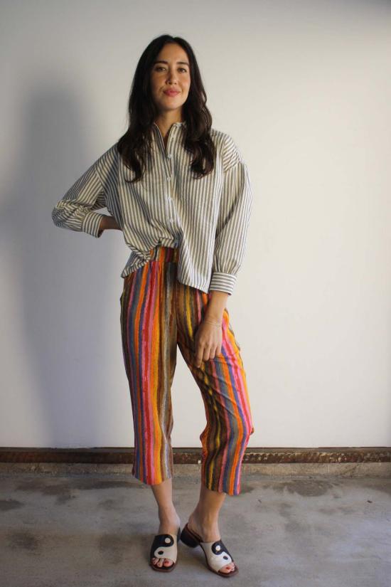  Myrtle 스트레이트 팬츠 머틀 조 팬츠 포스터 페인트 - OTHER BRANDS