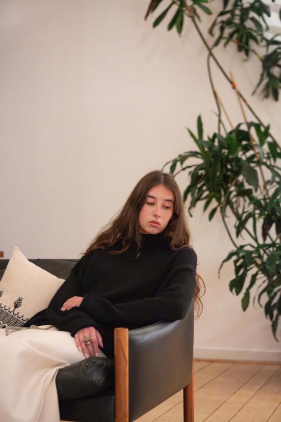  에리카 타노브 터틀넥 에리카 타노프 마틸다 알파카 울  스웨터 - ERICA TANOV