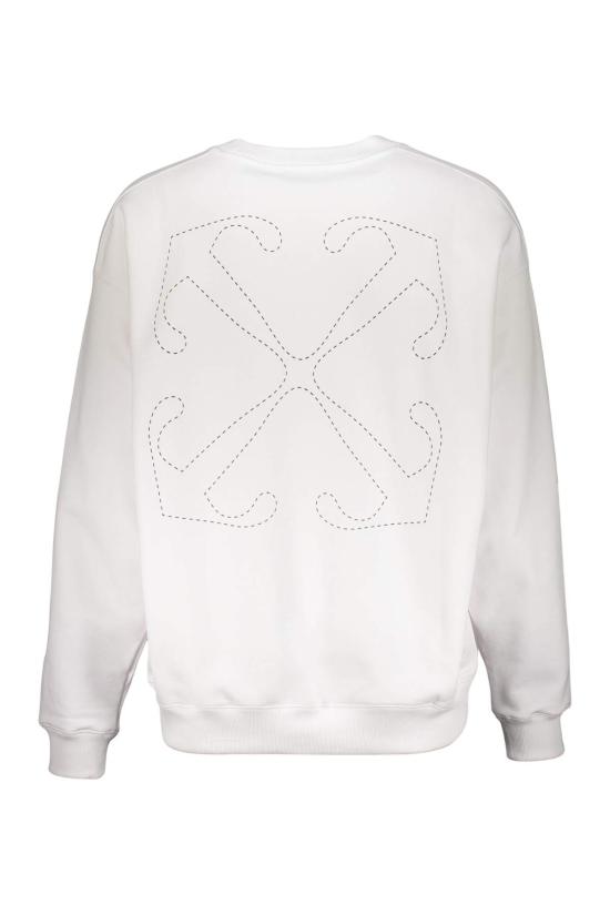  오프화이트 긴팔 티셔츠 프린트 긴팔 스웨트셔츠 화이트 - OFF WHITE