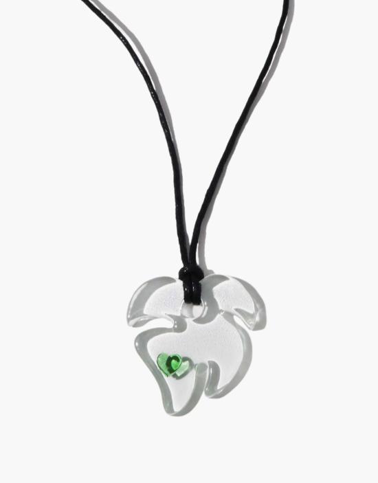  클레드 목걸이/팬던트 잎 조각 목걸이 - CLED