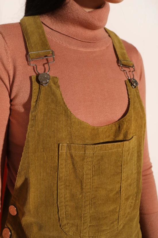  LF 마키 점프수트 L.F.Markey Bryson 코듀로이 멜빵바지 샤르트뢰즈 - L.F.MARKEY