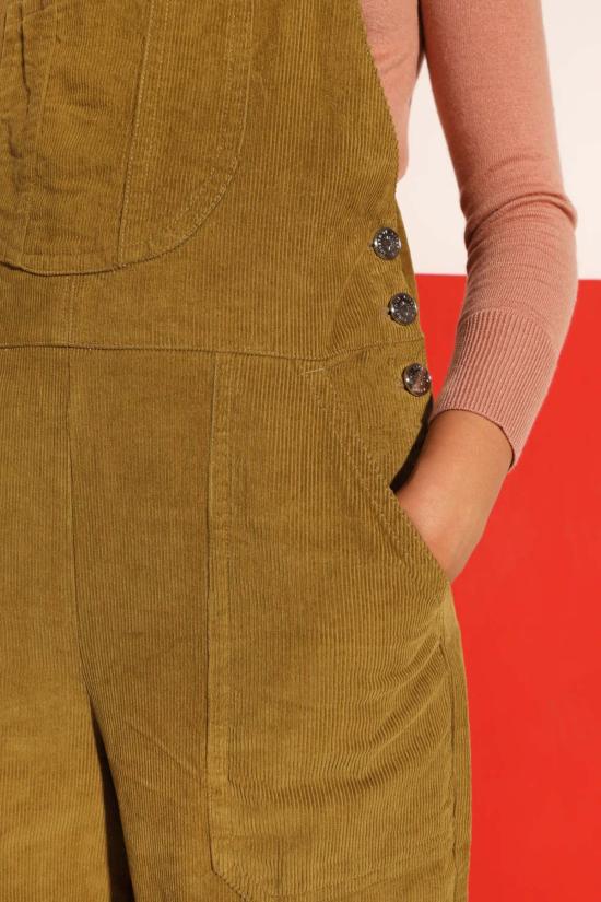  LF 마키 점프수트 L.F.Markey Bryson 코듀로이 멜빵바지 샤르트뢰즈 - L.F.MARKEY