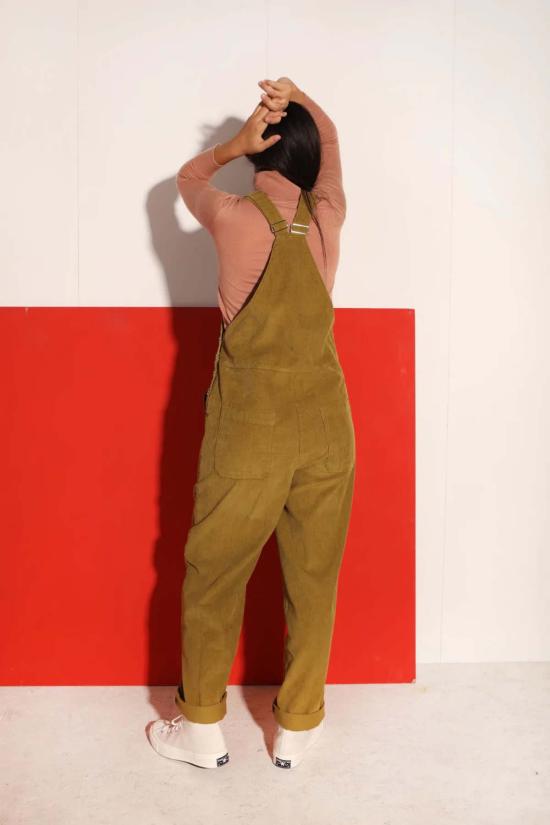  LF 마키 점프수트 L.F.Markey Bryson 코듀로이 멜빵바지 샤르트뢰즈 - L.F.MARKEY