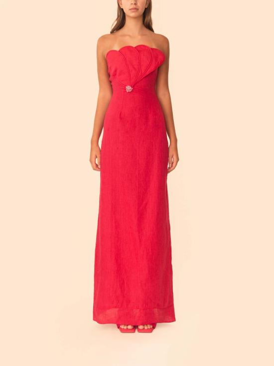  Azulu 롱 원피스 아줄루 비앙카 드레스 라즈베리